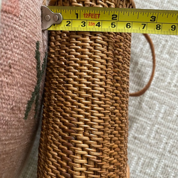 Anthropologie whicker mini purse - Picture 7 of 7